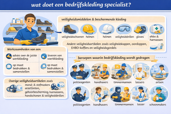 Wat doet een bedrijfskleding specialist